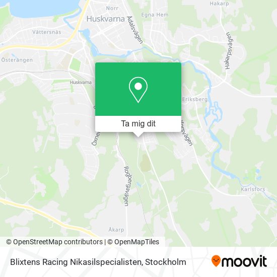 Blixtens Racing Nikasilspecialisten karta