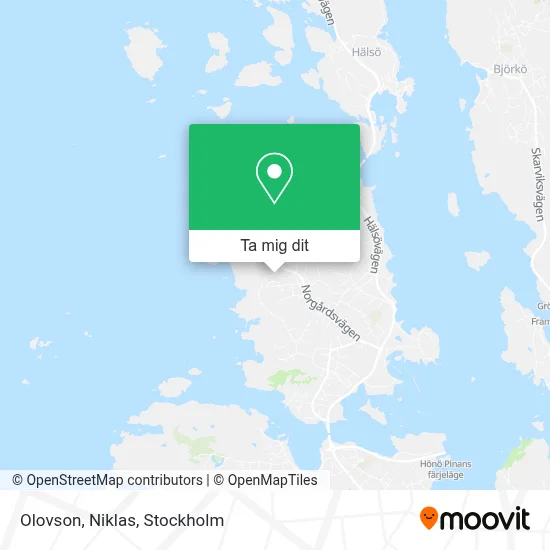 Olovson, Niklas karta