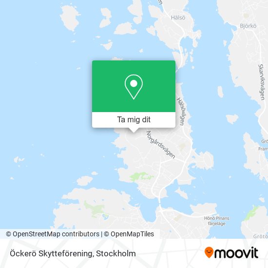 Öckerö Skytteförening karta
