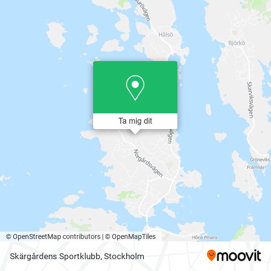 Skärgårdens Sportklubb karta