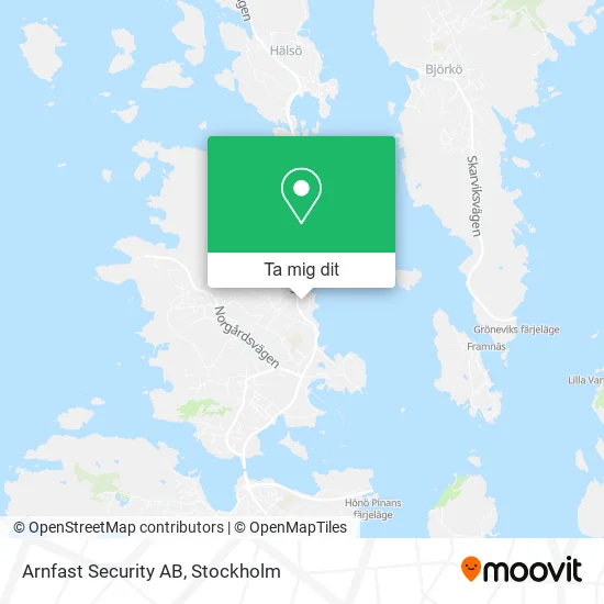 Arnfast Security AB karta