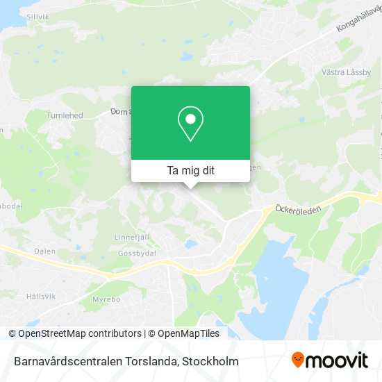 Barnavårdscentralen Torslanda karta