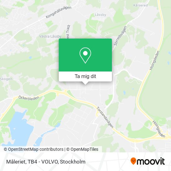 Måleriet, TB4 - VOLVO karta