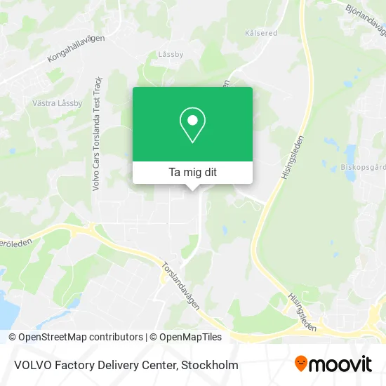 VOLVO Factory Delivery Center karta