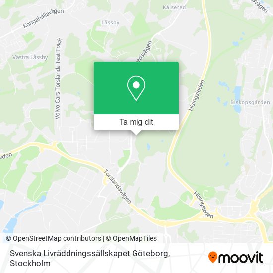Svenska Livräddningssällskapet Göteborg karta