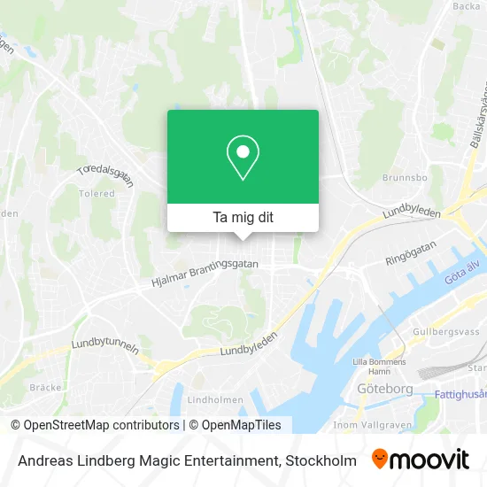 Andreas Lindberg Magic Entertainment karta