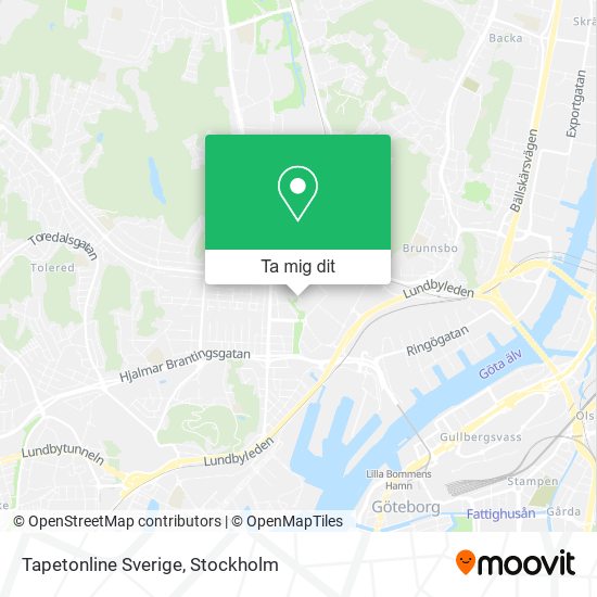 Tapetonline Sverige karta