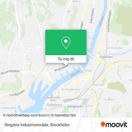 Ringöns industriområde karta