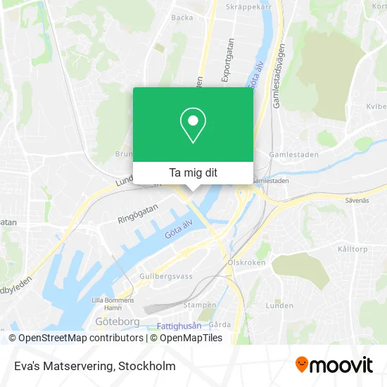 Eva's Matservering karta