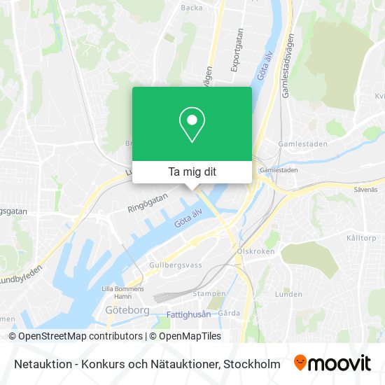 Netauktion - Konkurs och Nätauktioner karta