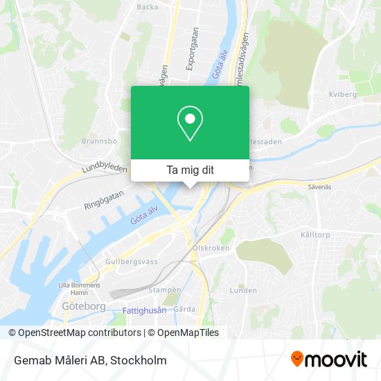 Gemab Måleri AB karta