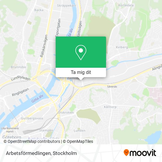 Arbetsförmedlingen karta