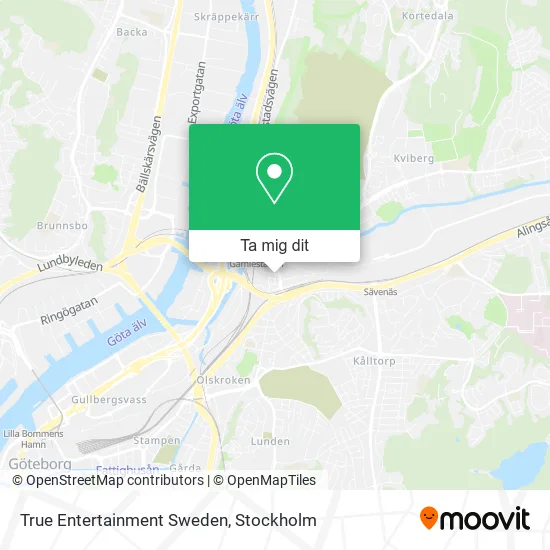 True Entertainment Sweden karta