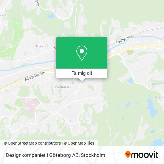 Designkompaniet i Göteborg AB karta