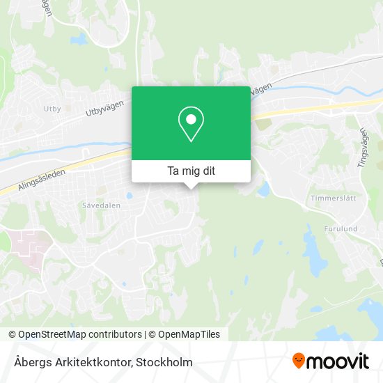 Åbergs Arkitektkontor karta