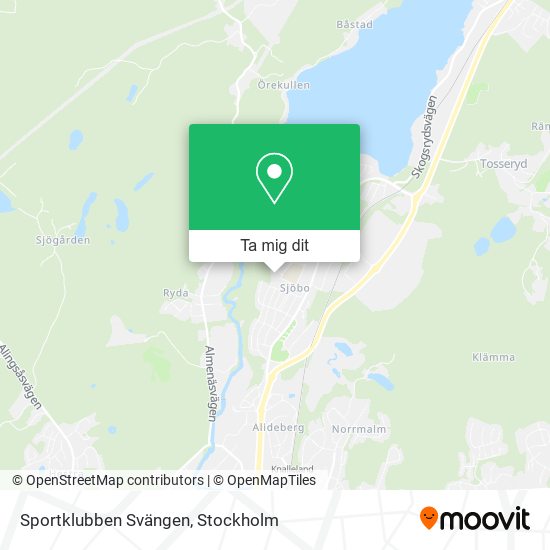 Sportklubben Svängen karta