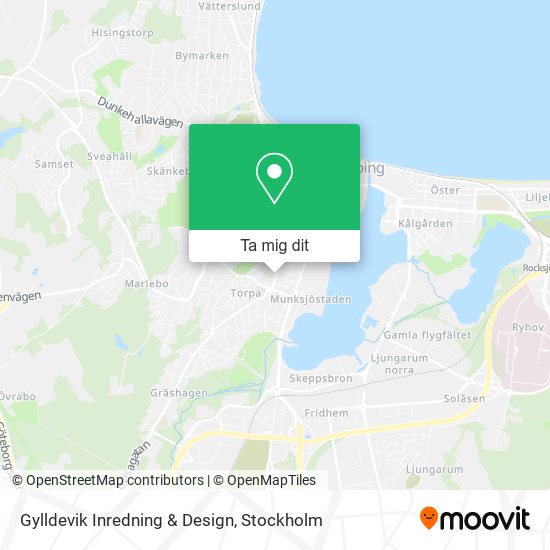Gylldevik Inredning & Design karta