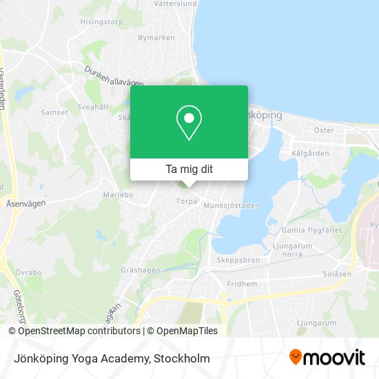 Jönköping Yoga Academy karta