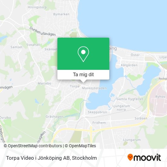 Torpa Video i Jönköping AB karta