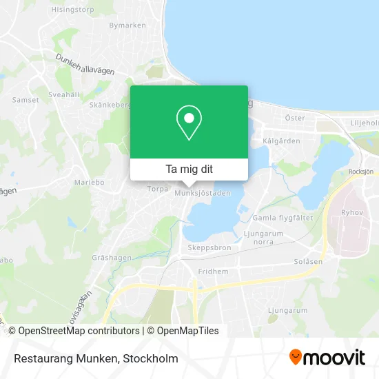 Restaurang Munken karta