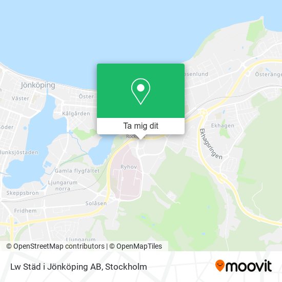 Lw Städ i Jönköping AB karta