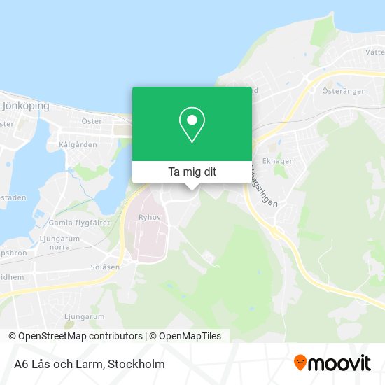 A6 Lås och Larm karta