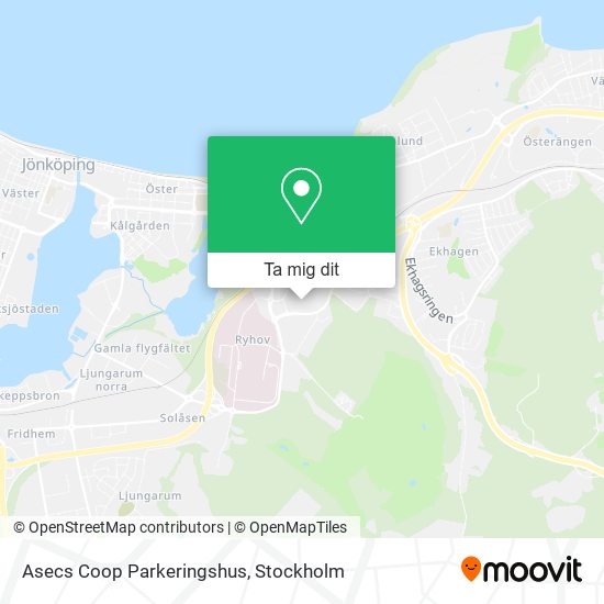 Asecs Coop Parkeringshus karta