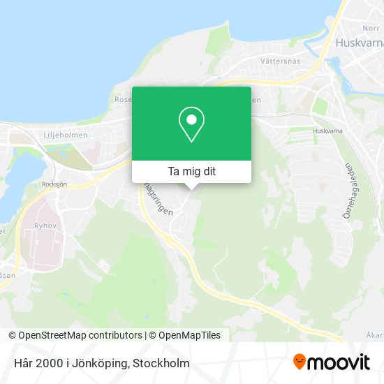 Hår 2000 i Jönköping karta