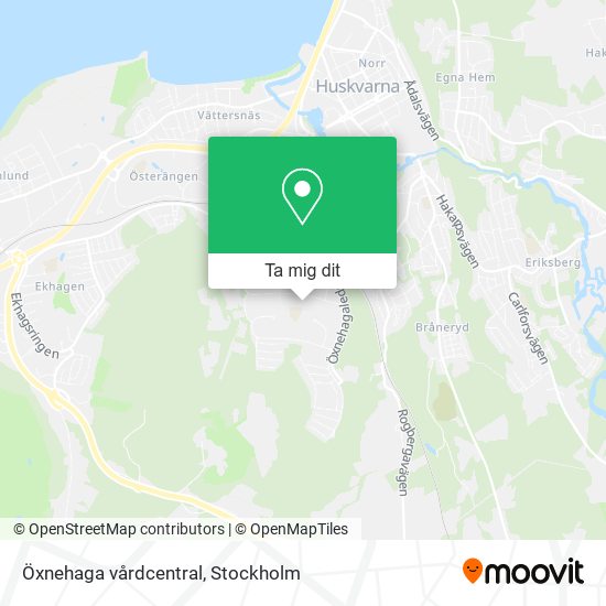 Öxnehaga vårdcentral karta