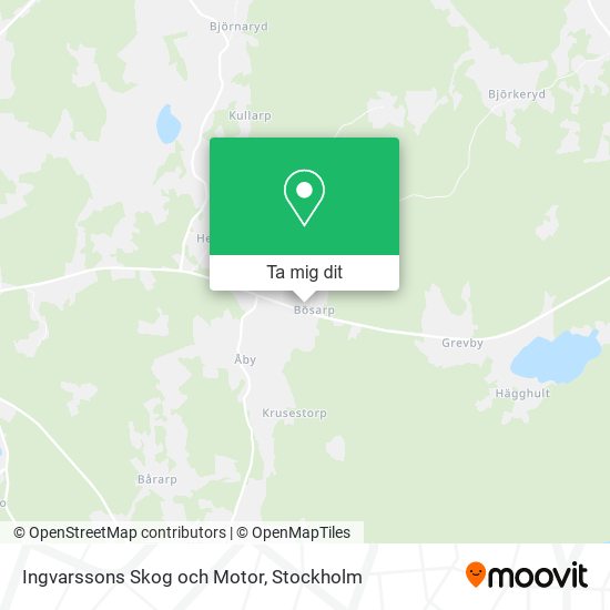Ingvarssons Skog och Motor karta