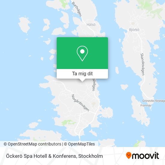 Öckerö Spa Hotell & Konferens karta