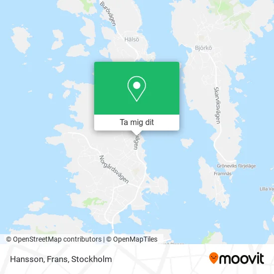 Hansson, Frans karta