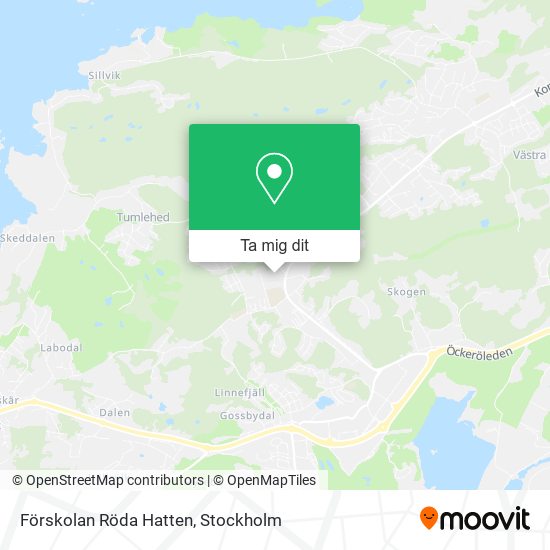 Förskolan Röda Hatten karta