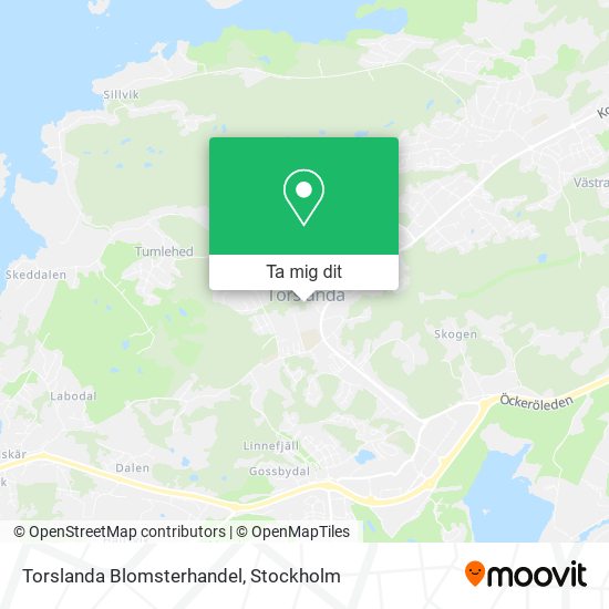 Torslanda Blomsterhandel karta