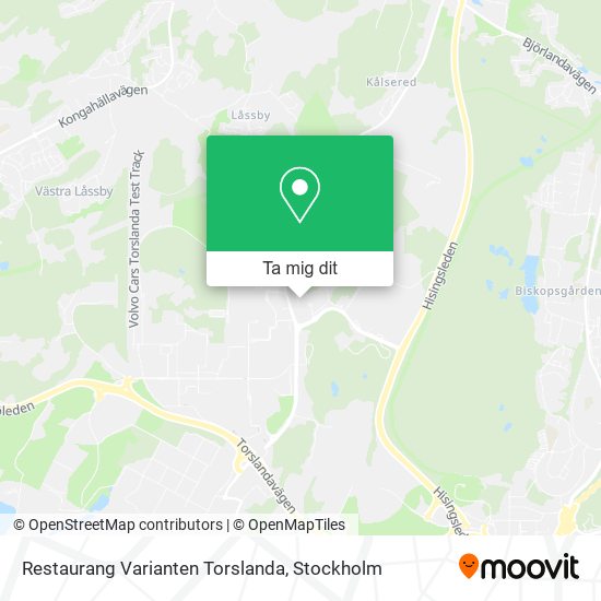 Restaurang Varianten Torslanda karta