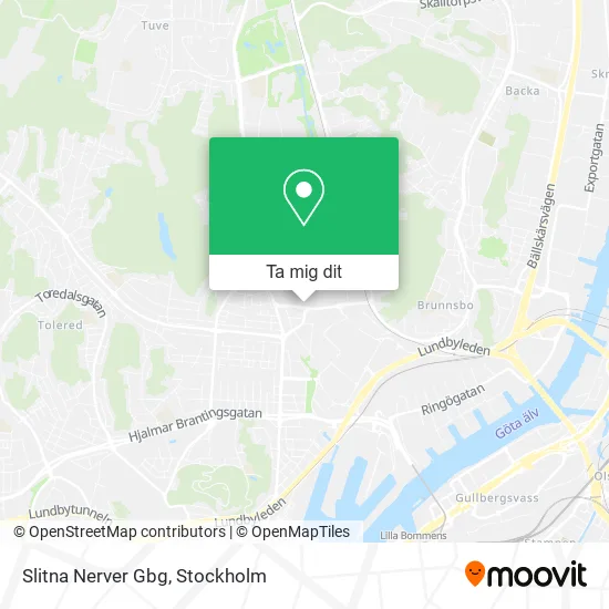 Slitna Nerver Gbg karta