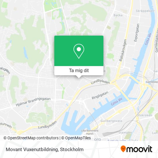 Movant Vuxenutbildning karta