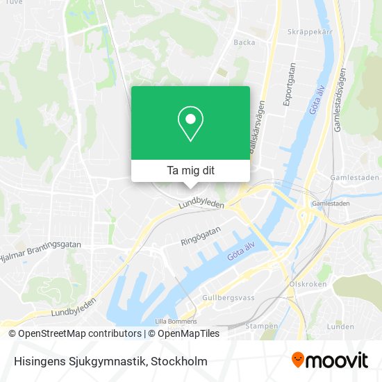 Hisingens Sjukgymnastik karta