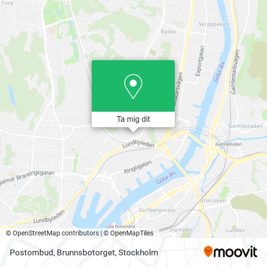 Postombud, Brunnsbotorget karta