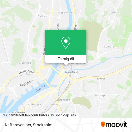 Kafferaven per karta