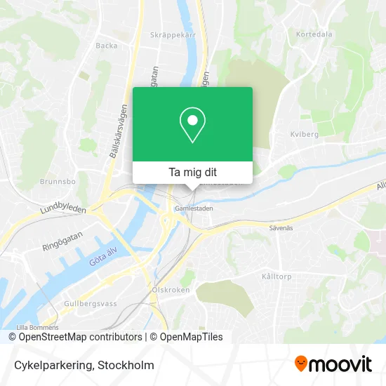 Cykelparkering karta