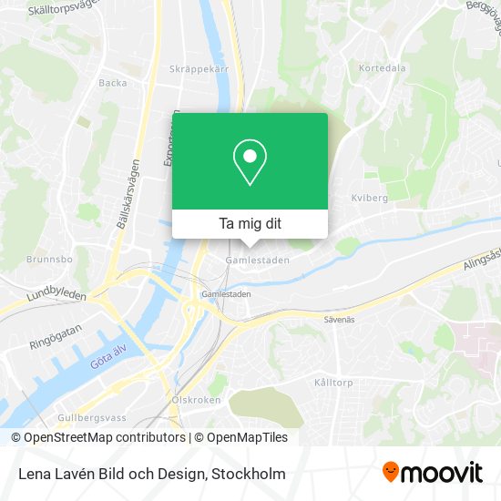 Lena Lavén Bild och Design karta