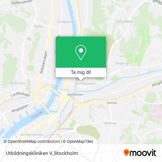 Utbildningskliniken V karta