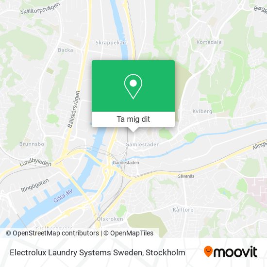 Electrolux Laundry Systems Sweden karta