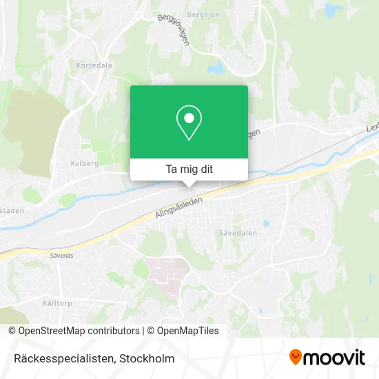 Räckesspecialisten karta