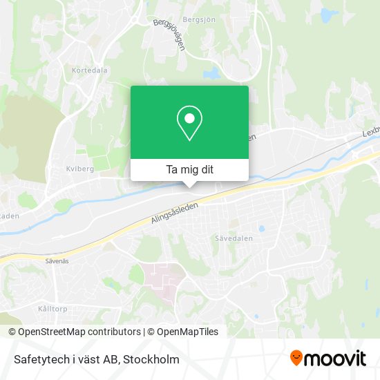 Safetytech i väst AB karta