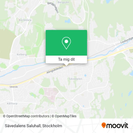 Sävedalens Saluhall karta