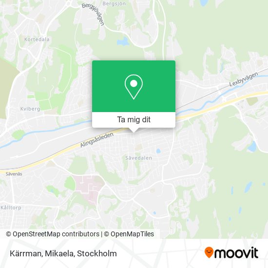 Kärrman, Mikaela karta