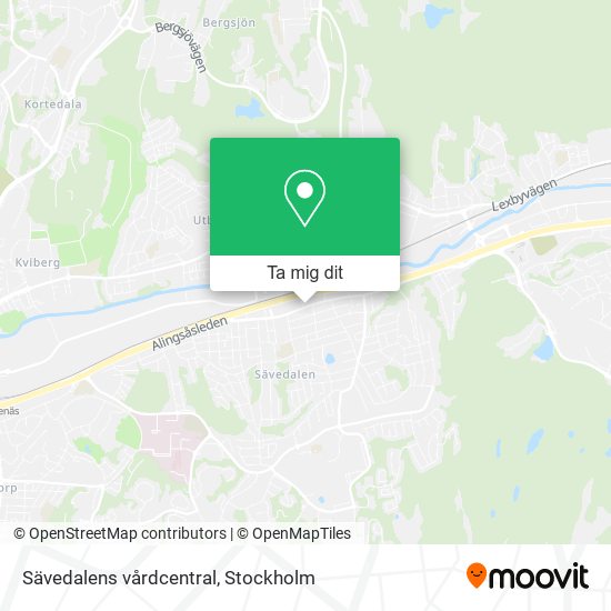 Sävedalens vårdcentral karta