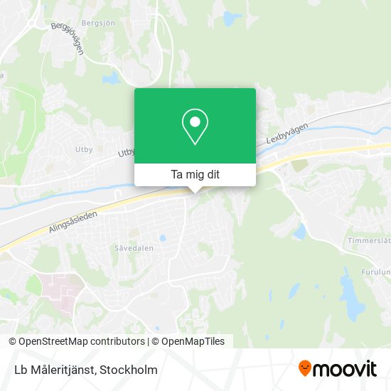 Lb Måleritjänst karta